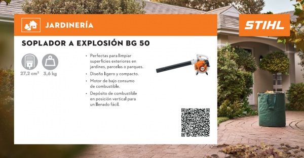 Soplador a explosión BG 50 Stihl - STIHL