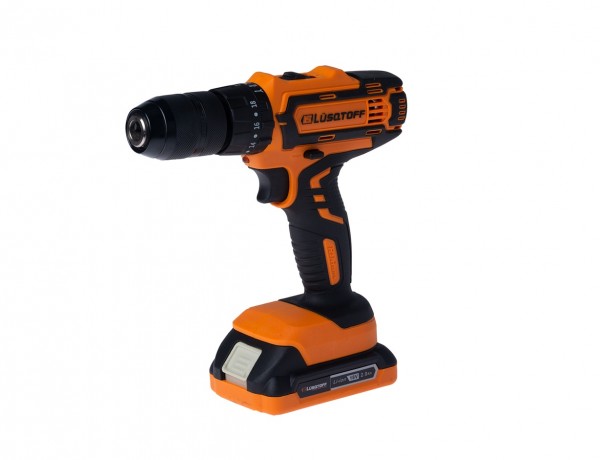 Taladro con percutor 13 mm a batería Lusqtoff - Maletín con baterías y cargador - LUSQTOFF