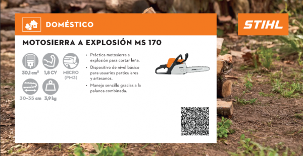 Motosierra MS 170 Stihl - STIHL