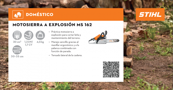 MOTOSIERRA - HOBBISTA - MS 162 - STIHL - STIHL