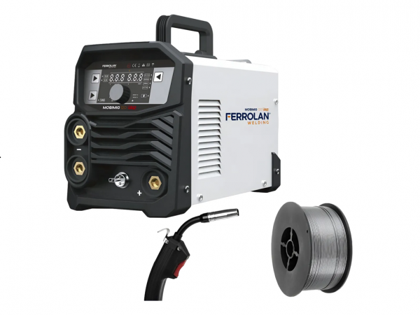 SOLDADORA MIG-MMA-TIG - 120A SIN GAS SINERGICA - MOBIMIG - FERROLAN - FERROLAN