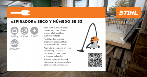 ASPIRADORA SE 33 STIHL - STIHL