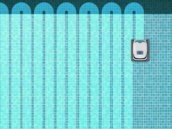 Robot limpiador de piletas inalámbrico - Fondos y paredes - BlackWeek