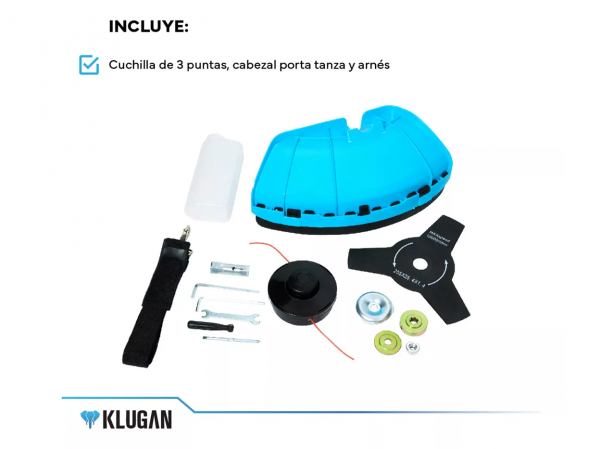 Desmalezadora a exposión 2HP Klugan - MND-52 - BlackWeek