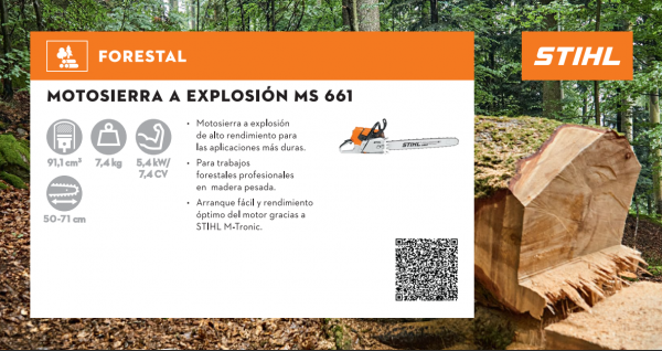 Motosierra MS 661 Stihl - STIHL