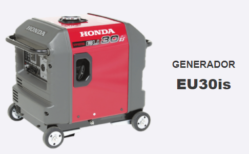Generador portátil Invertir insonorizado monofásico EU30IS1 Honda - HONDA