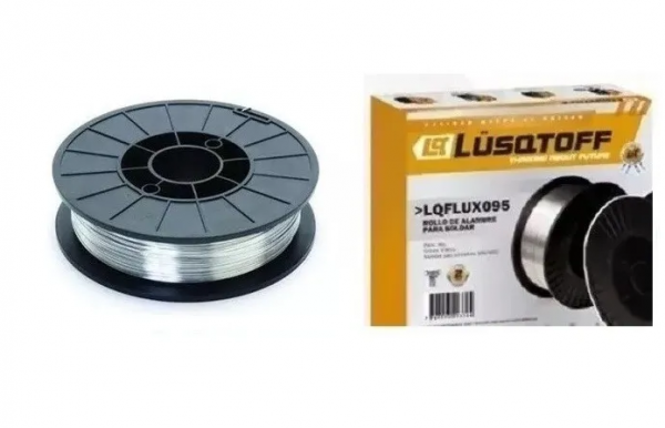 Alambre FLUX para soldar x 5KG 0.8MM - Lusqtoff - LUSQTOFF