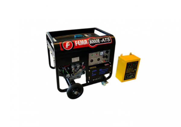 GENERADOR FEMA 8000-MONOFASICO-16HP-6.5KW.220 V-7KW-C/ATS - FEMA