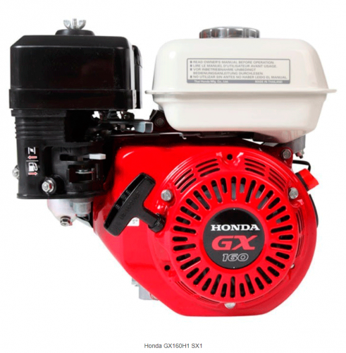 Motores estacionarios 4.8hp GX160H1 SX1 Honda - HONDA