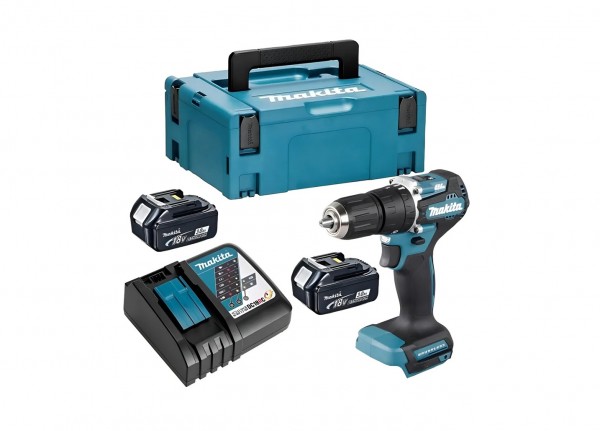 Taladro con percutor Inalámbirco Makita - Kit en maletín - MAKITA