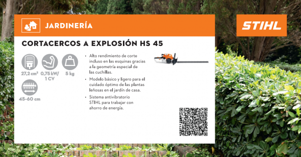 CORTACERCO HS 45 STIHL - STIHL