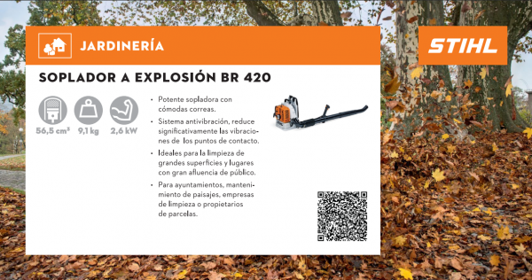 Soplador a explosión BR 420 Stihl - STIHL