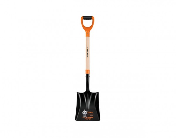 Pala Cuadrada Cabo Madera 54cm Ultra Resistente - Truper - TRUPER