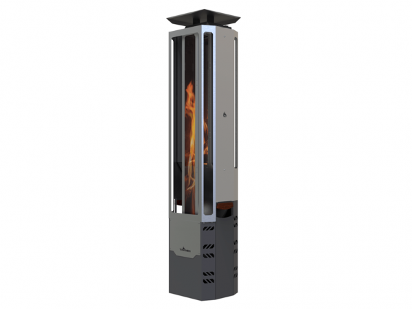 Calefactor Estufa para exterior Oslo pellets Tromen - Columna de fuego - TROMEN
