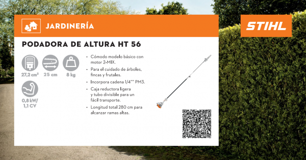 Podadora de altura HT 56 Stihl - STIHL