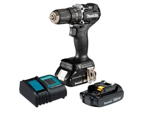 Kit taladro atornillador con percutor - 18V XPT - DHP487YX2B - Makita - MAKITA