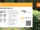 Cortacerco a batería HSA 56 Stihl - STIHL