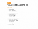 Taladro de banco 13mm TB-13 Lusqtoff - LUSQTOFF