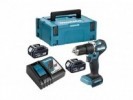 Taladro con percutor Inalámbirco Makita - Kit en maletín - MAKITA