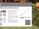 Motopodadora de altura a bateria STIHL HTA 66 - STIHL